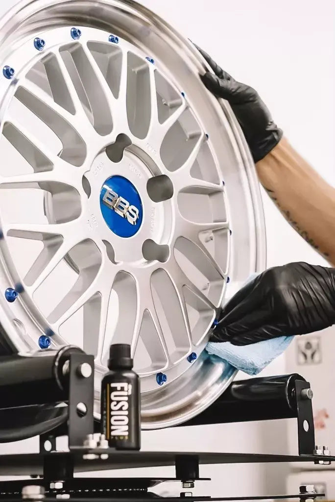 XPEL FUSION PLUS ™ Ceramic Coating Helps Prevent Brake Dust From Sticking To Custom Wheels